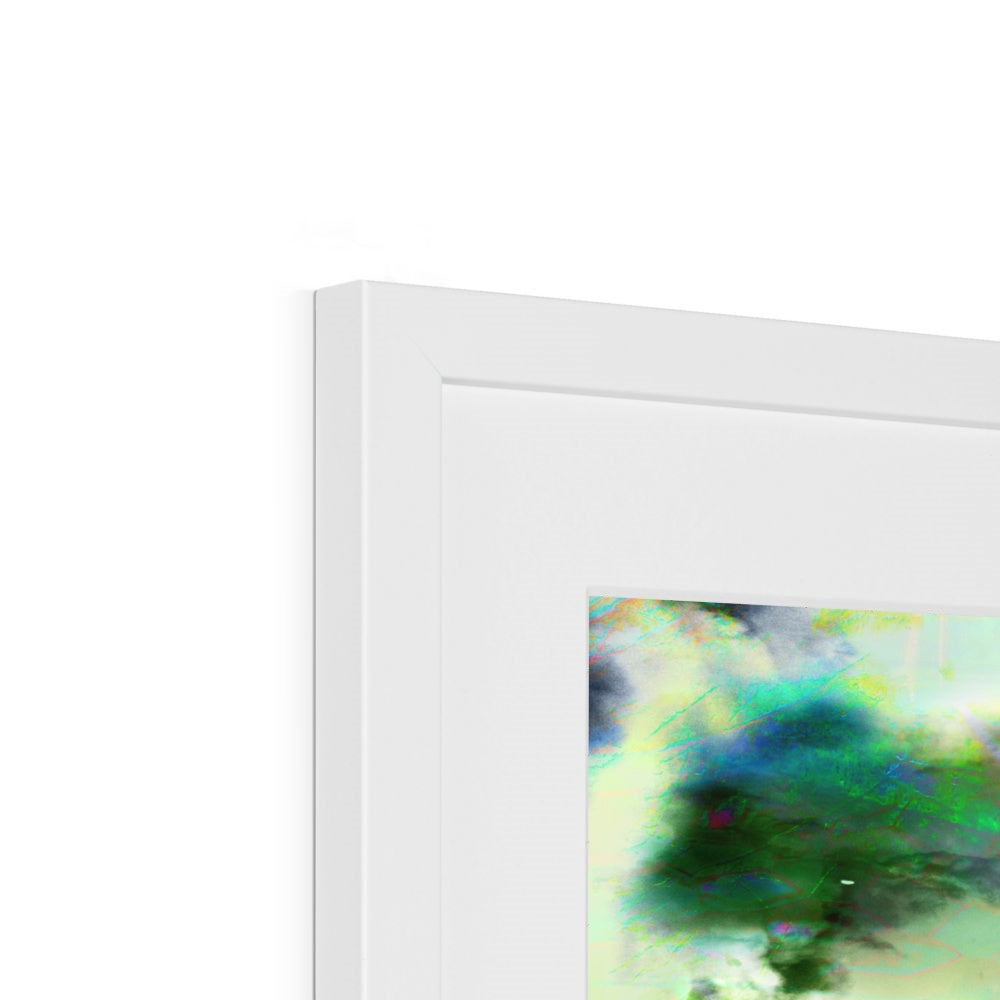 Air Elemental Mandala Framed & Mounted Print
