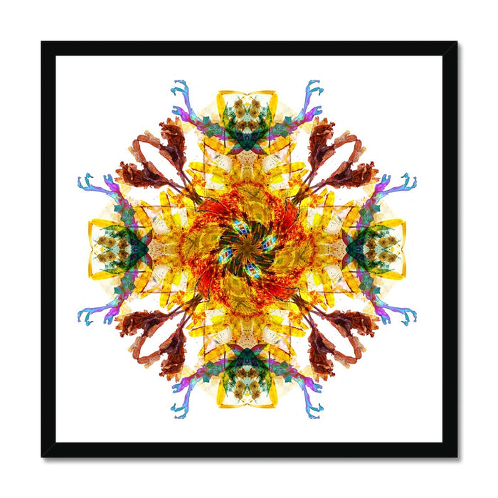 Ancient Wisdom Mandala Budget Framed Poster