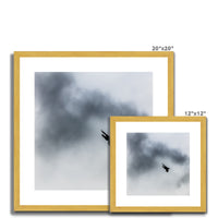 Storm Raven 3 Antique Framed & Mounted Print