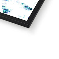 Water Elemental Mandala Budget Framed Poster