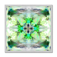 Air Elemental Mandala Antique Framed Print