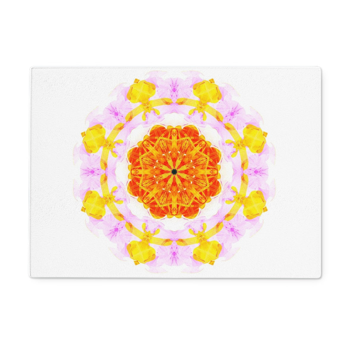 Creativity Mandala Glass Chopping Board