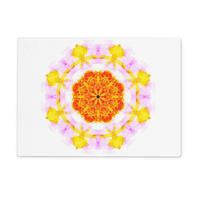 Creativity Mandala Glass Chopping Board