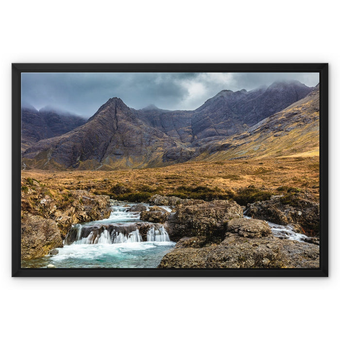 Fairy Pools, Isle of Skye Framed Canvas