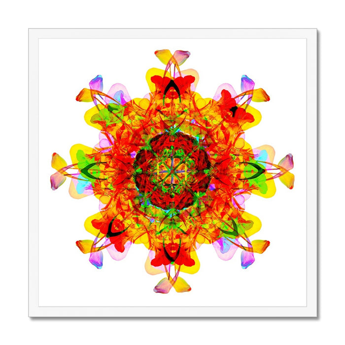 Creative Nurturing Mandala Framed Print
