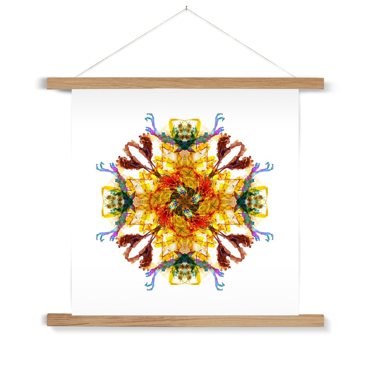 Ancient Wisdom Mandala Fine Art Print with Hanger