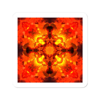 Fire Elemental Mandala Sticker