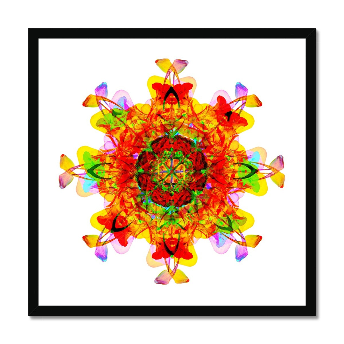 Creative Nurturing Mandala Budget Framed Poster