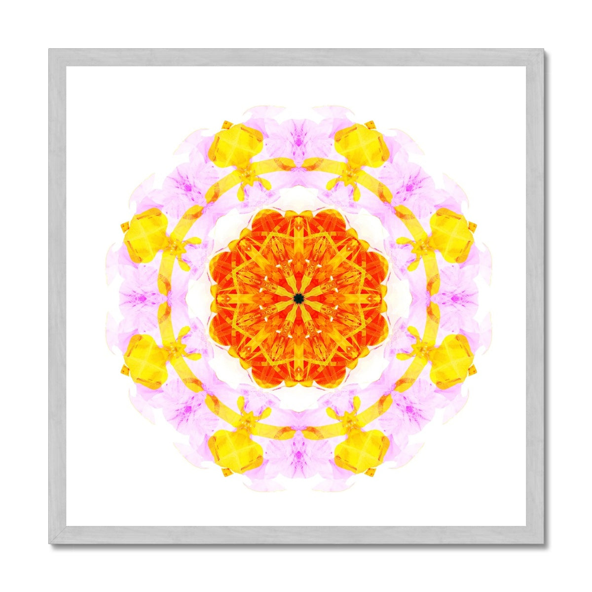 Creativity Mandala Antique Framed Print
