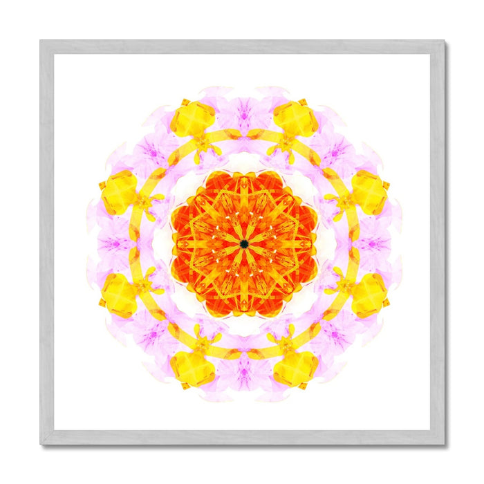 Creativity Mandala Antique Framed Print