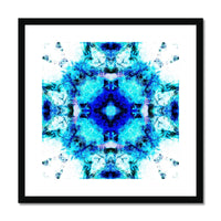 Water Elemental Mandala Framed & Mounted Print