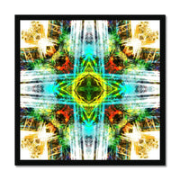 Earth Elemental Mandala Budget Framed Poster