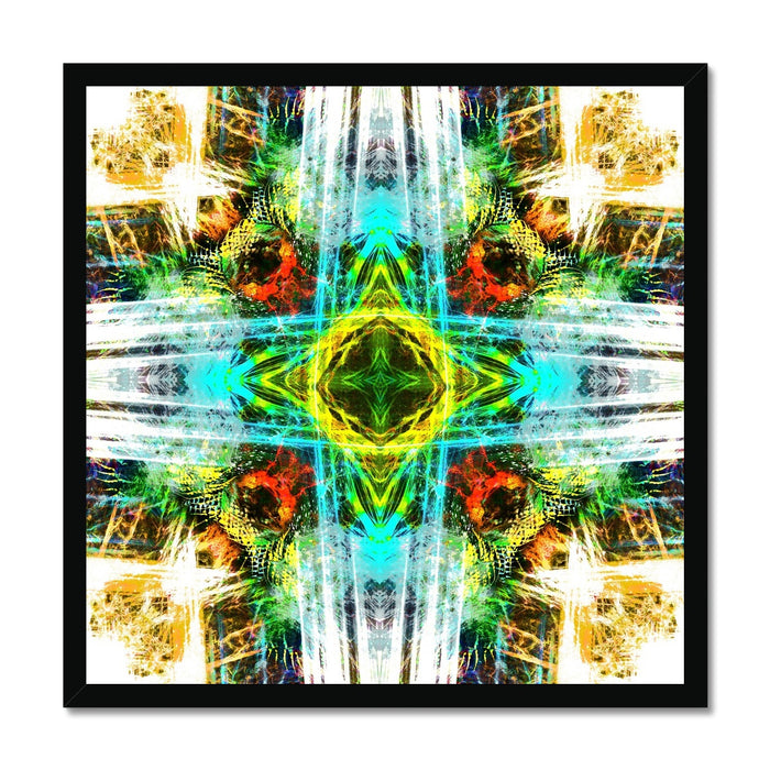Earth Elemental Mandala Budget Framed Poster
