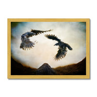 Odin's Ravens Antique Framed Print