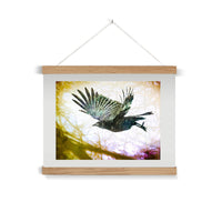 Woodland Crow Fine Art Print with Hanger