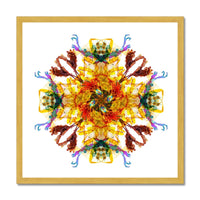 Ancient Wisdom Mandala Antique Framed Print