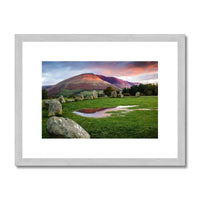Castlerigg Reflections Antique Framed & Mounted Print