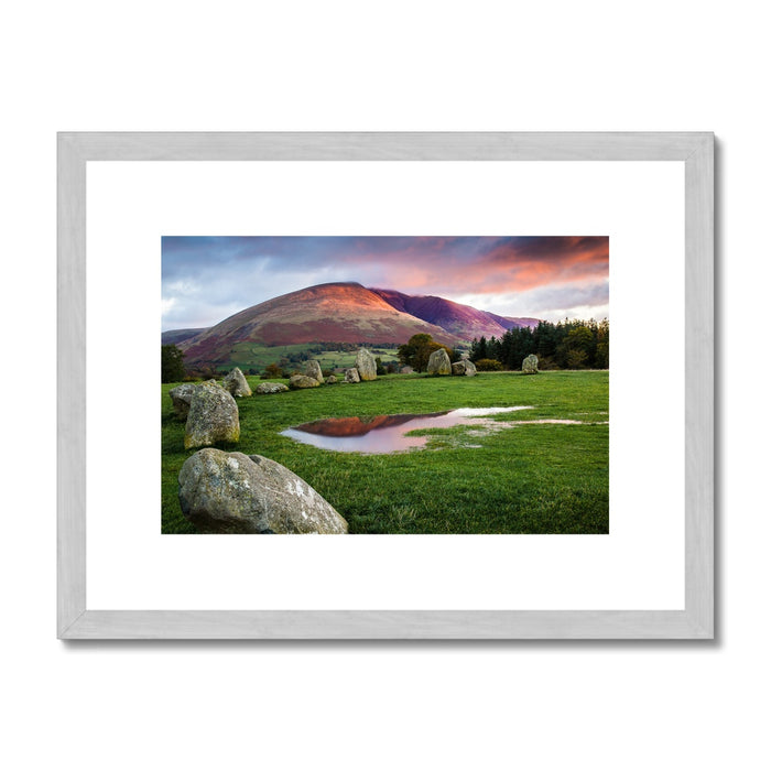 Castlerigg Reflections Antique Framed & Mounted Print