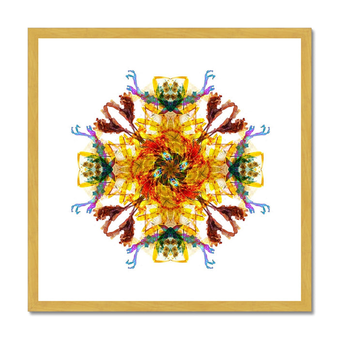 Ancient Wisdom Mandala Antique Framed & Mounted Print