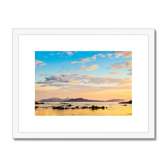 Dawn over the Inner Hebrides Framed & Mounted Print