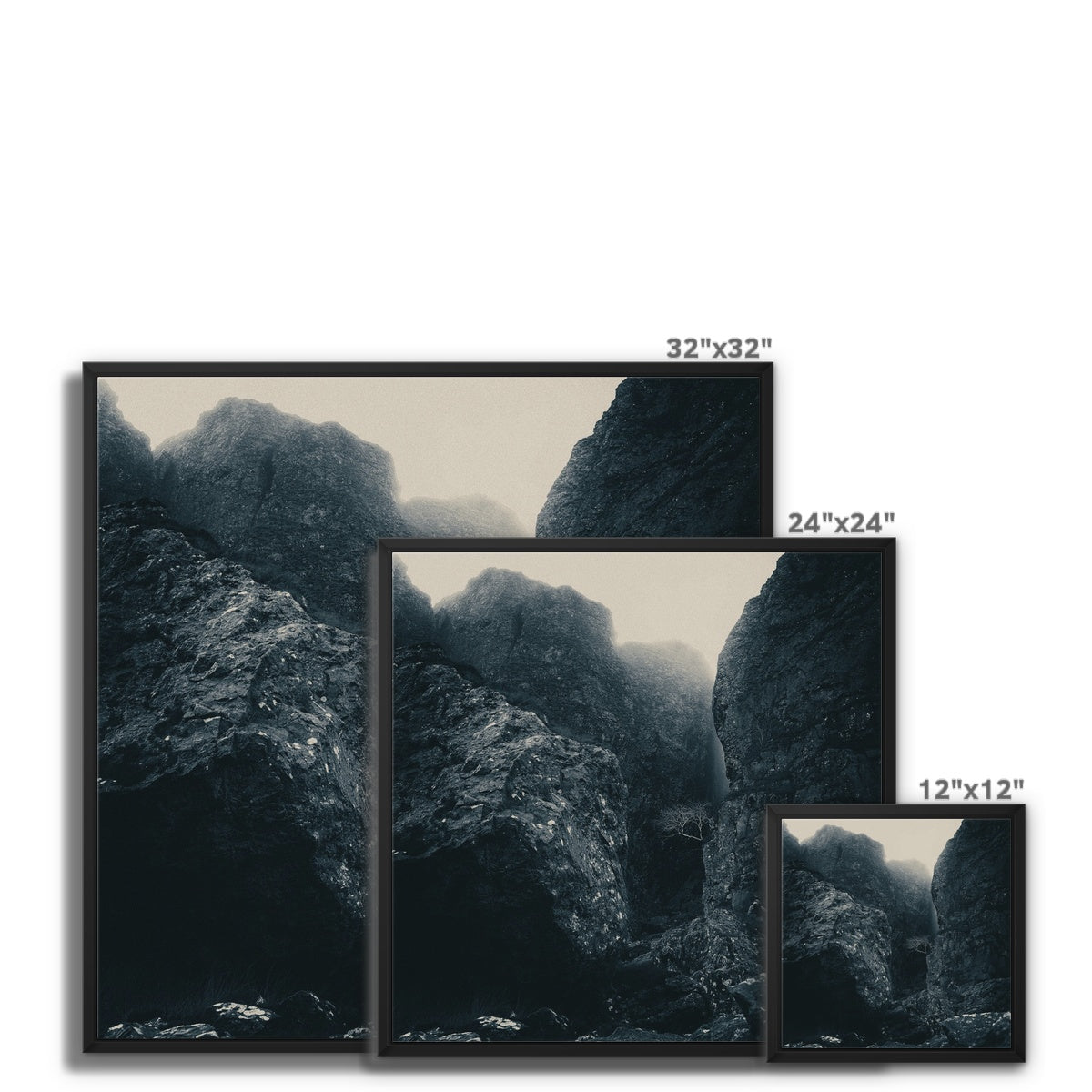 Devil's Kitchen Framed Canvas