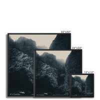 Devil's Kitchen Framed Canvas