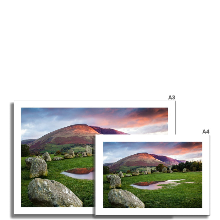 Castlerigg Reflections Hahnemühle Photo Rag Print
