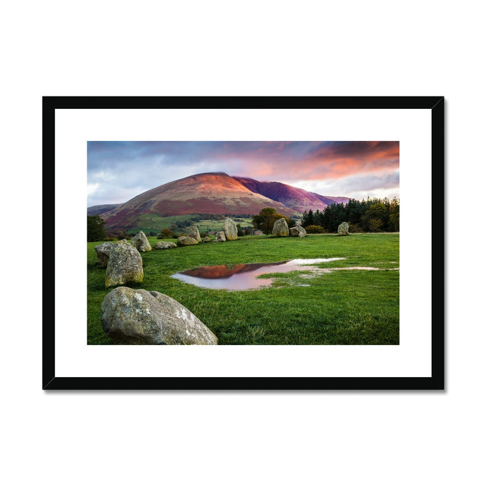 Castlerigg Reflections Framed & Mounted Print