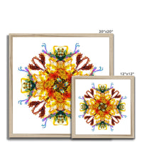 Ancient Wisdom Mandala Budget Framed Poster