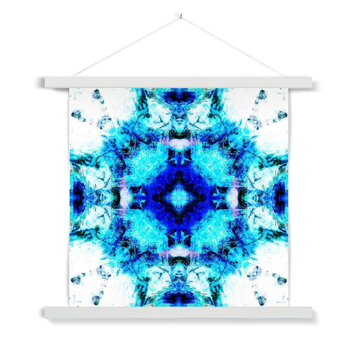 Water Elemental Mandala Fine Art Print with Hanger