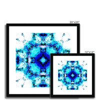 Water Elemental Mandala Framed & Mounted Print