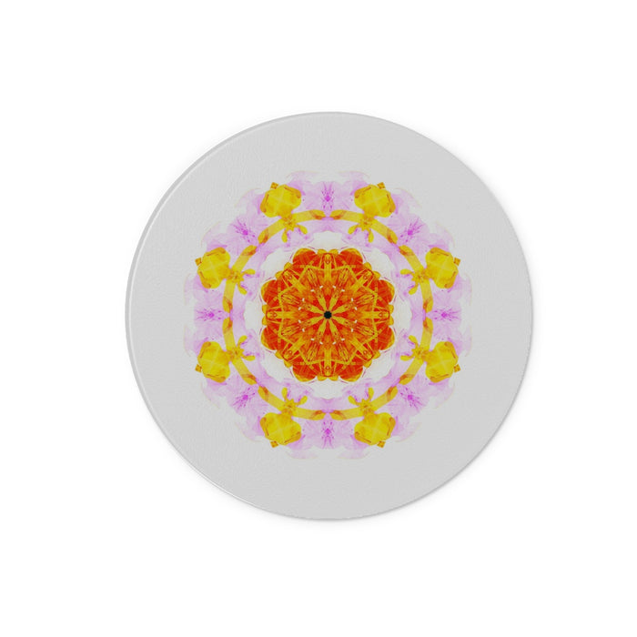 Creativity Mandala Glass Chopping Board