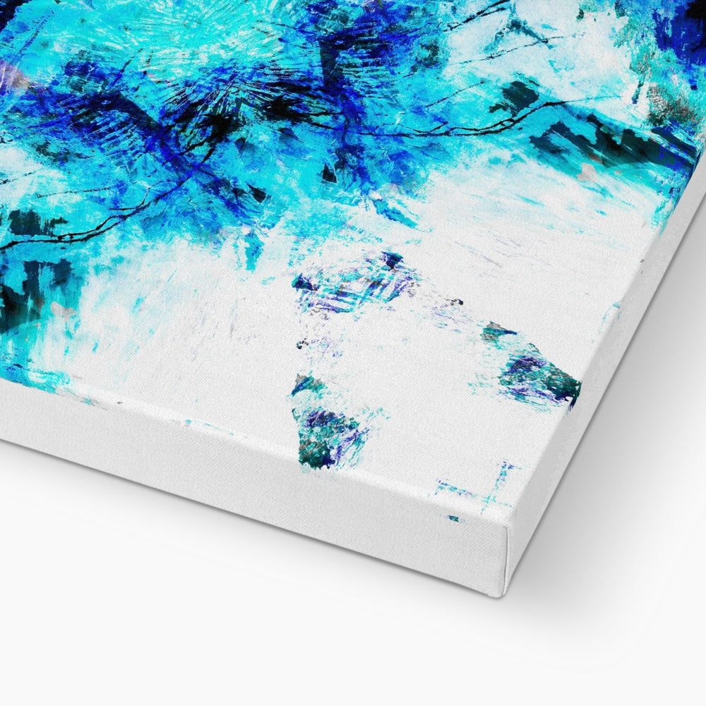 Water Elemental Mandala Canvas