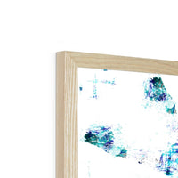 Water Elemental Mandala Budget Framed Poster