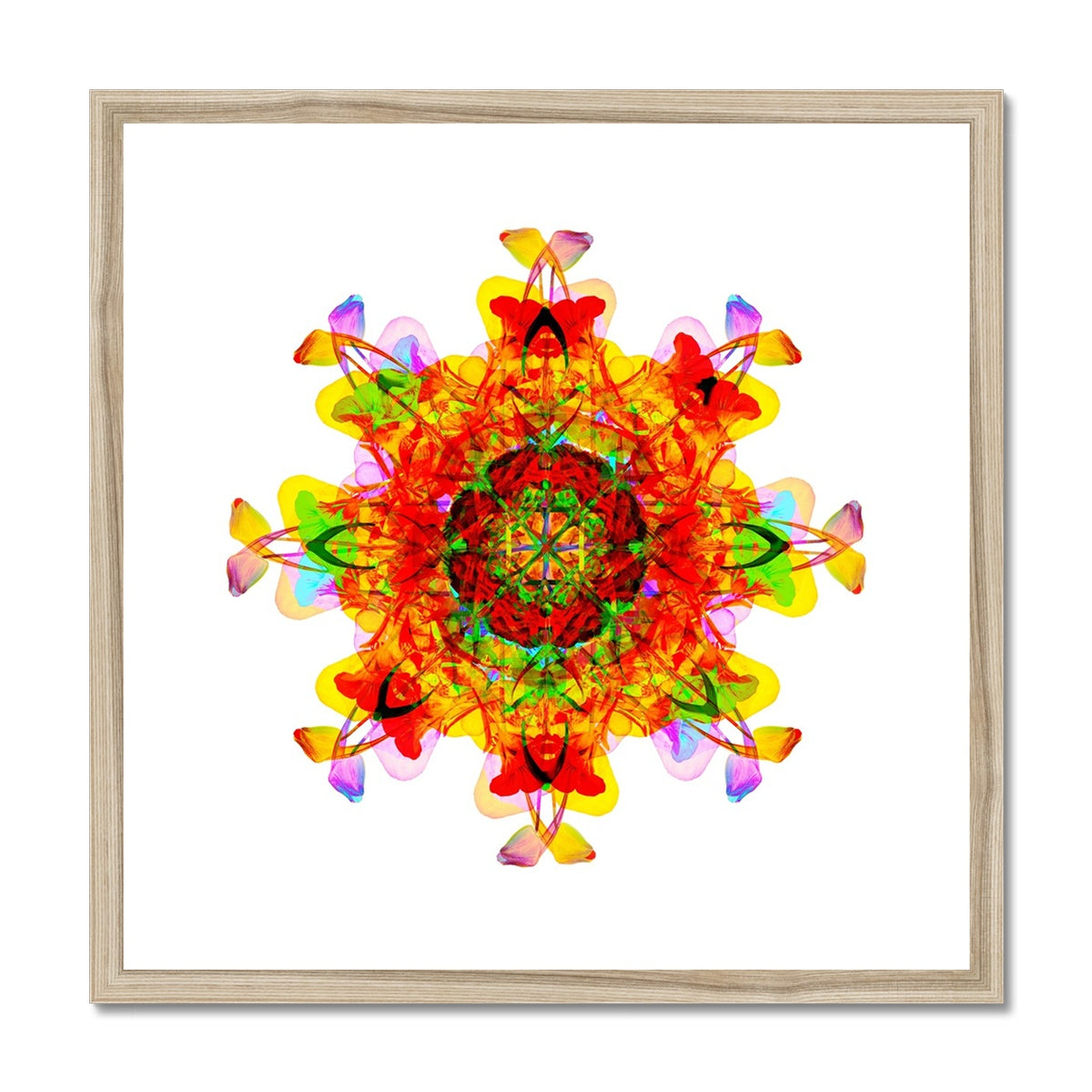 Creative Nurturing Mandala Framed & Mounted Print