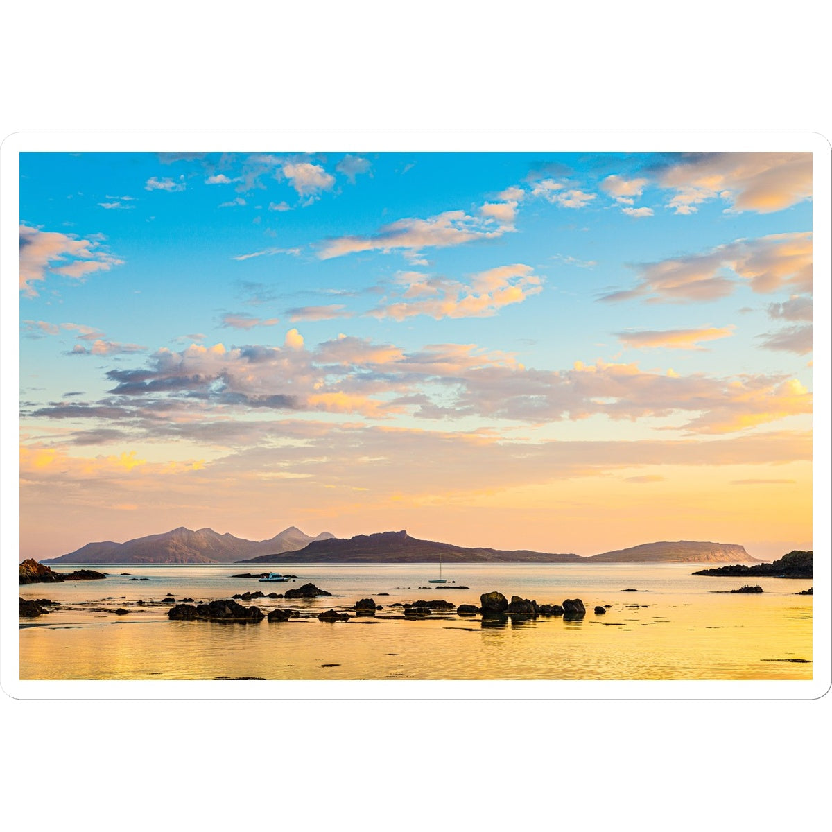 Dawn over the Inner Hebrides Sticker