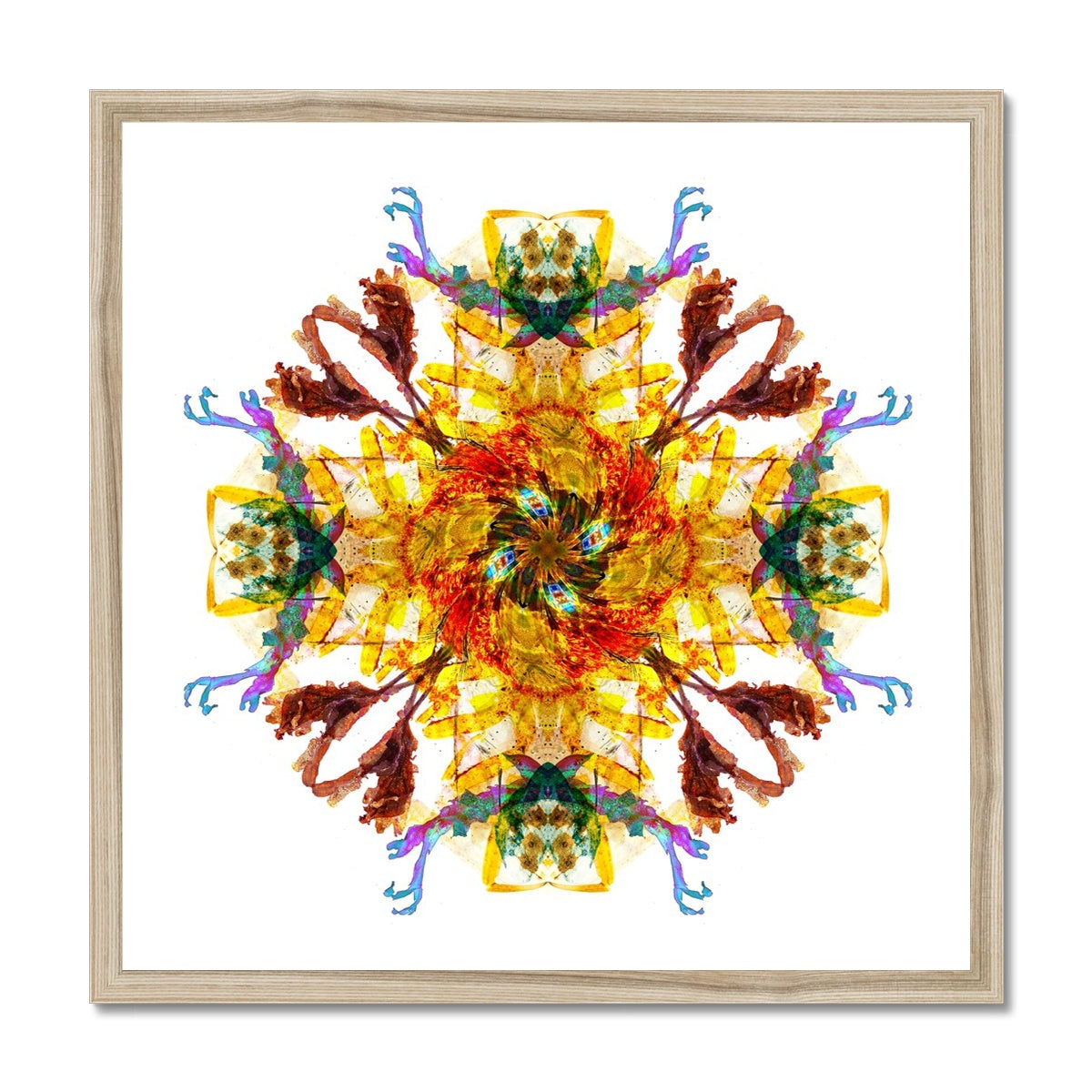 Ancient Wisdom Mandala Framed Print