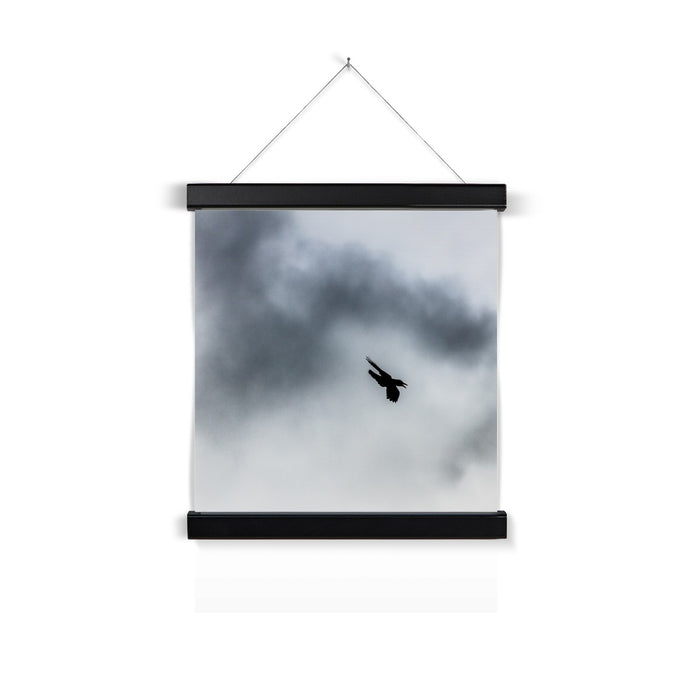 Storm Raven 3 Fine Art Print with Hanger