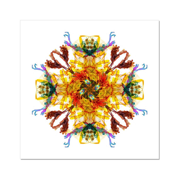 Ancient Wisdom Mandala Wall Art Poster