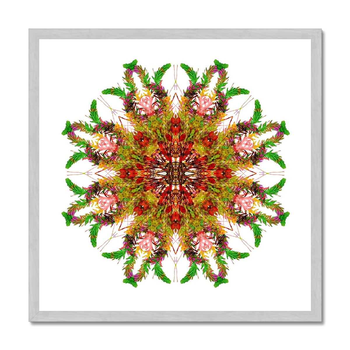 Bounty Mandala Antique Framed Print