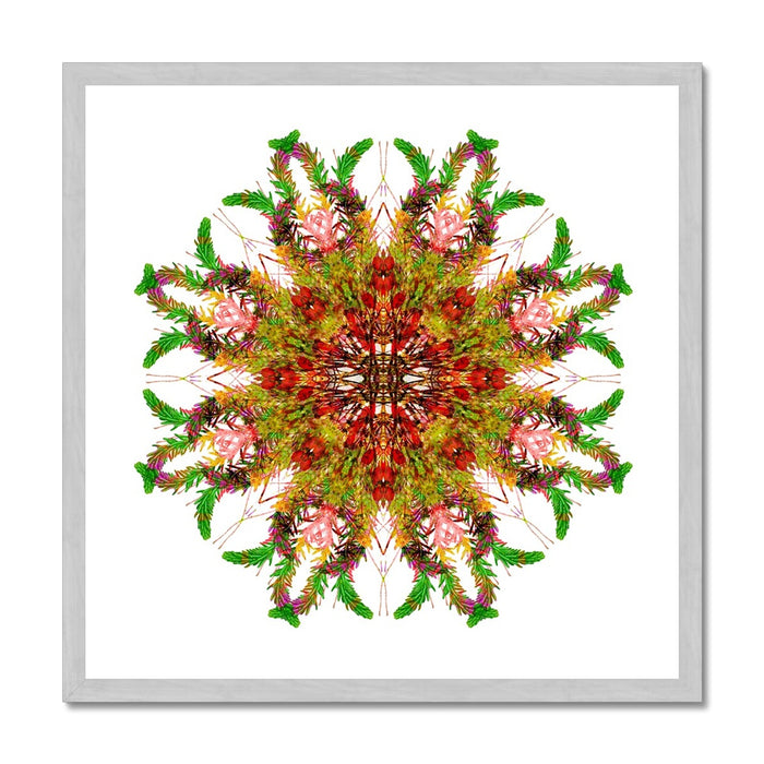 Bounty Mandala Antique Framed Print