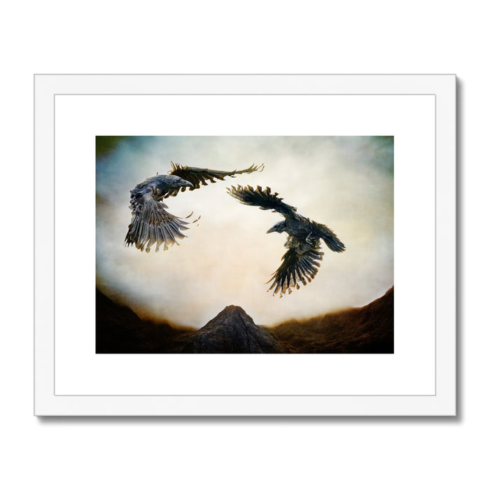 Odin's Ravens Framed & Mounted Print