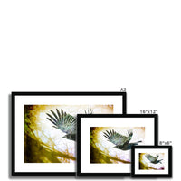 Woodland Crow Framed & Mounted Print