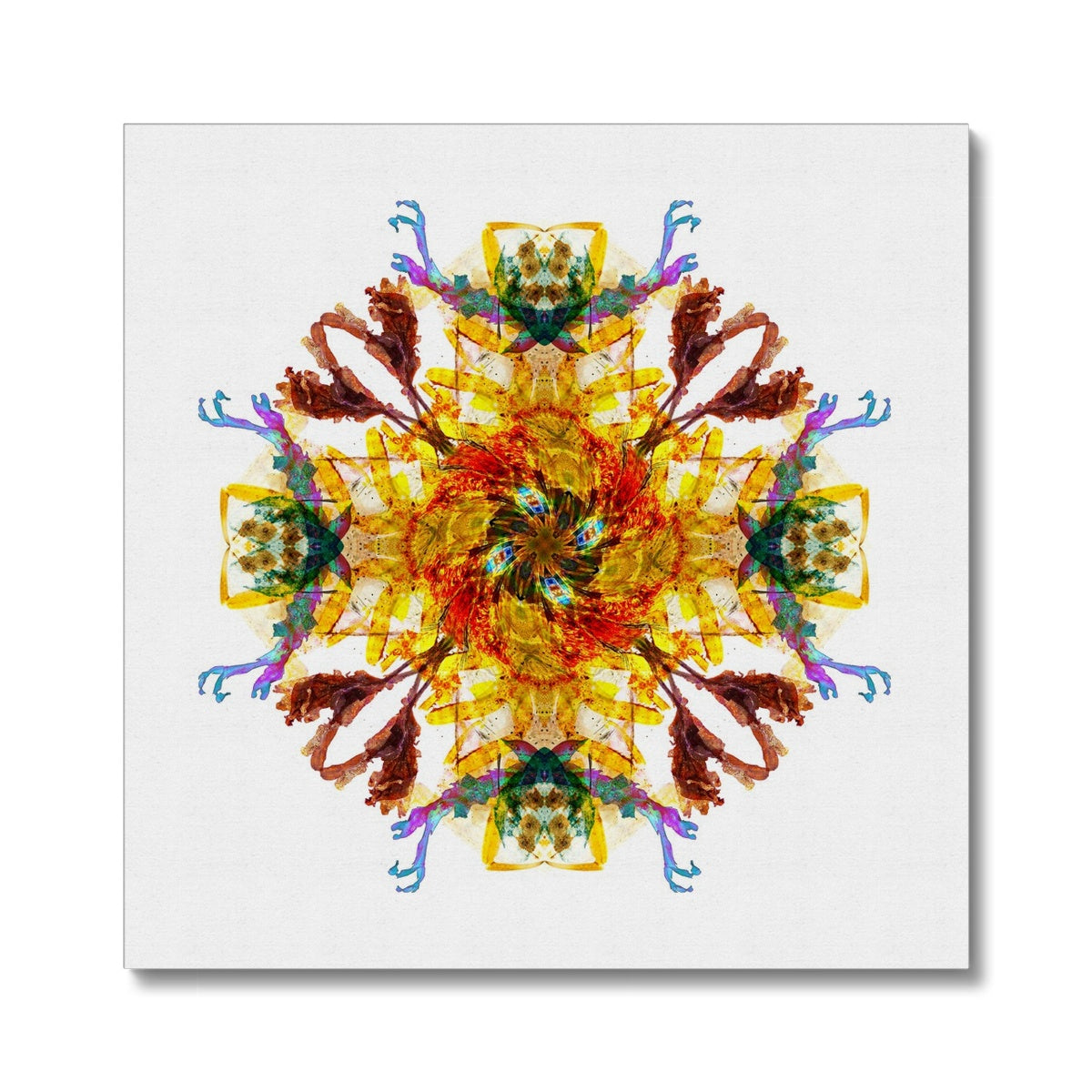 Ancient Wisdom Mandala Canvas
