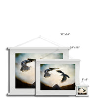 Odin's Ravens Fine Art Print with Hanger