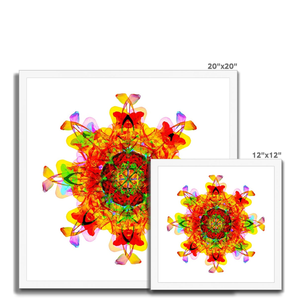 Creative Nurturing Mandala Budget Framed Poster