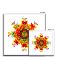 Creative Nurturing Mandala Budget Framed Poster