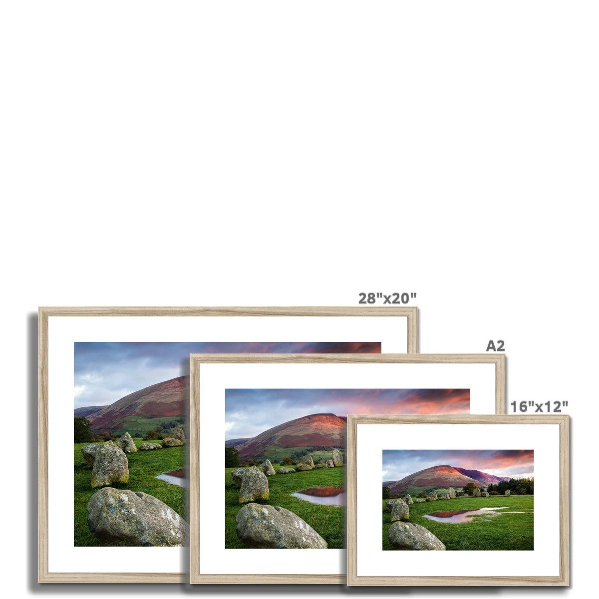 Castlerigg Reflections Framed & Mounted Print