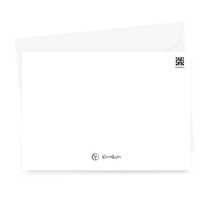 Woodland Crow Greeting Card