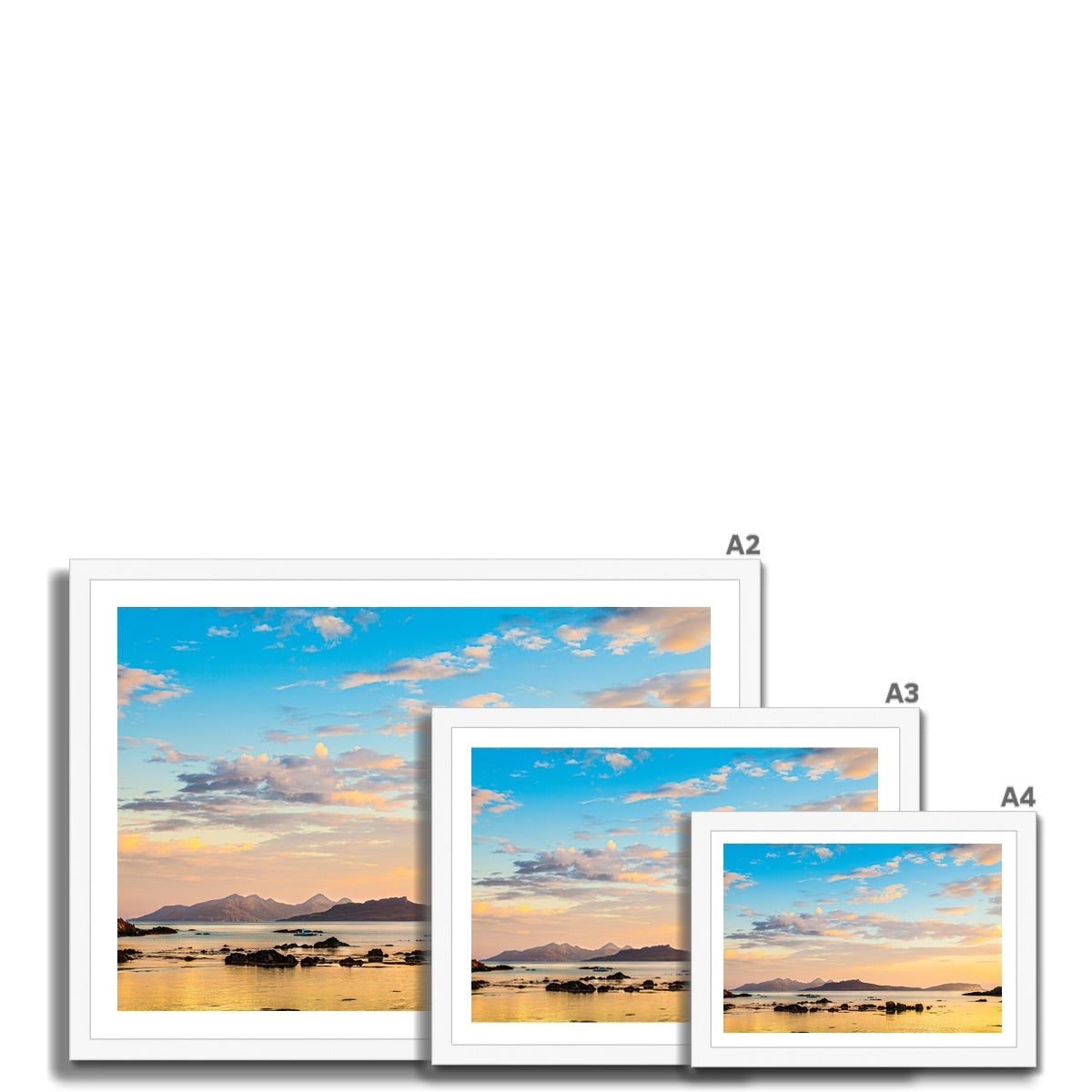 Dawn over the Inner Hebrides Framed Print